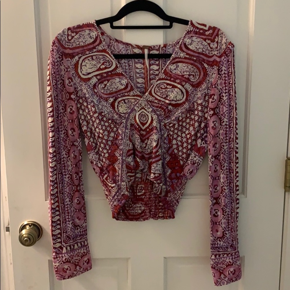 Free People Long Sleeve Blouse